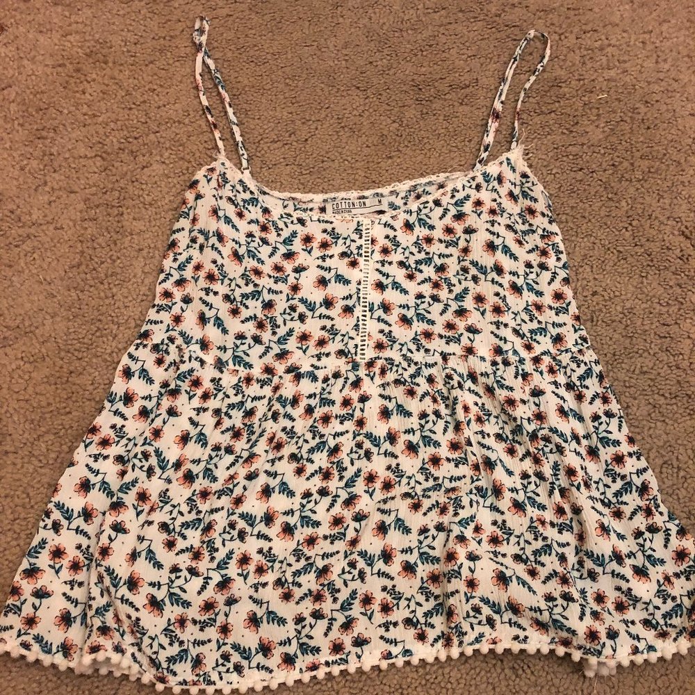 Cotton-On Floral Cami - Women's Med